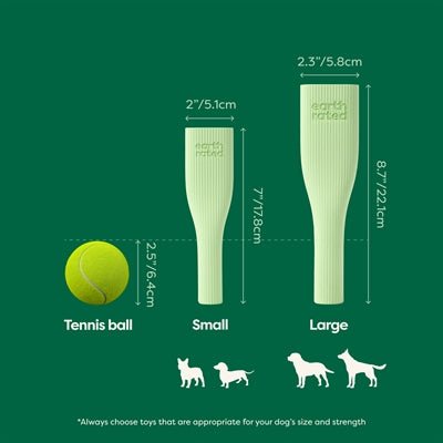 Earth Rated Enrichment Spielzeug für Hunde, Naturkautschuk, Beschäftigung - LUIS & LEON