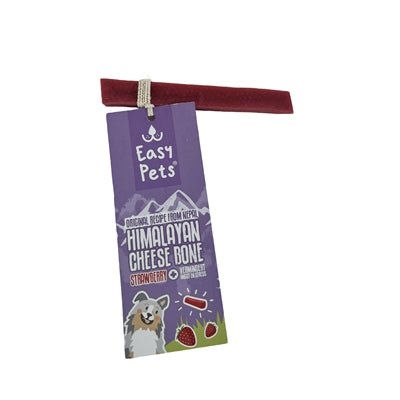 EasyPets Himalaya - Kaukäse Erdbeere – Beruhigender Kausnack für Hunde - LUIS & LEON