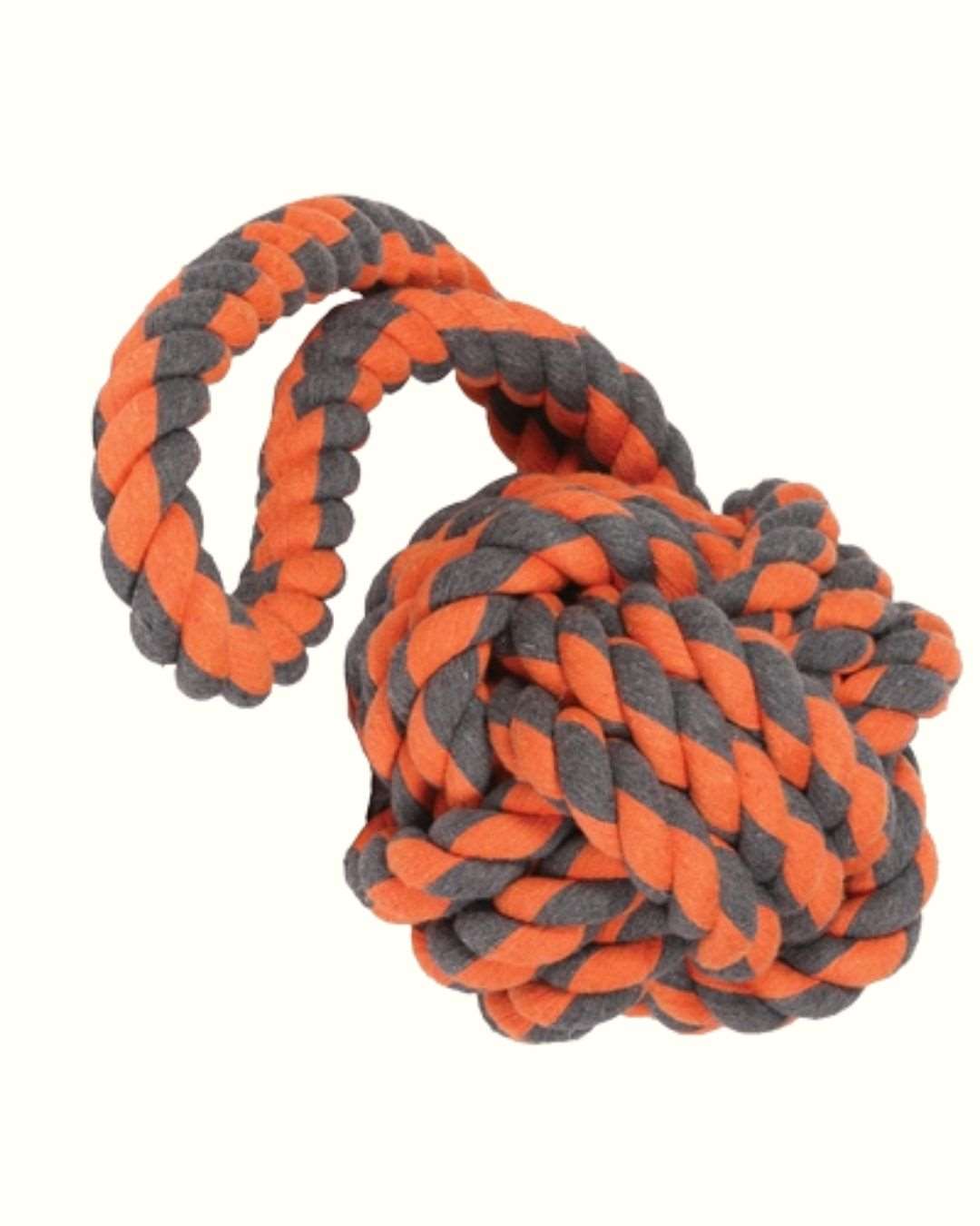 Happy Pet Nut For Knots Tugger - Baumwoll - Ball mit Seil - LUIS & LEON