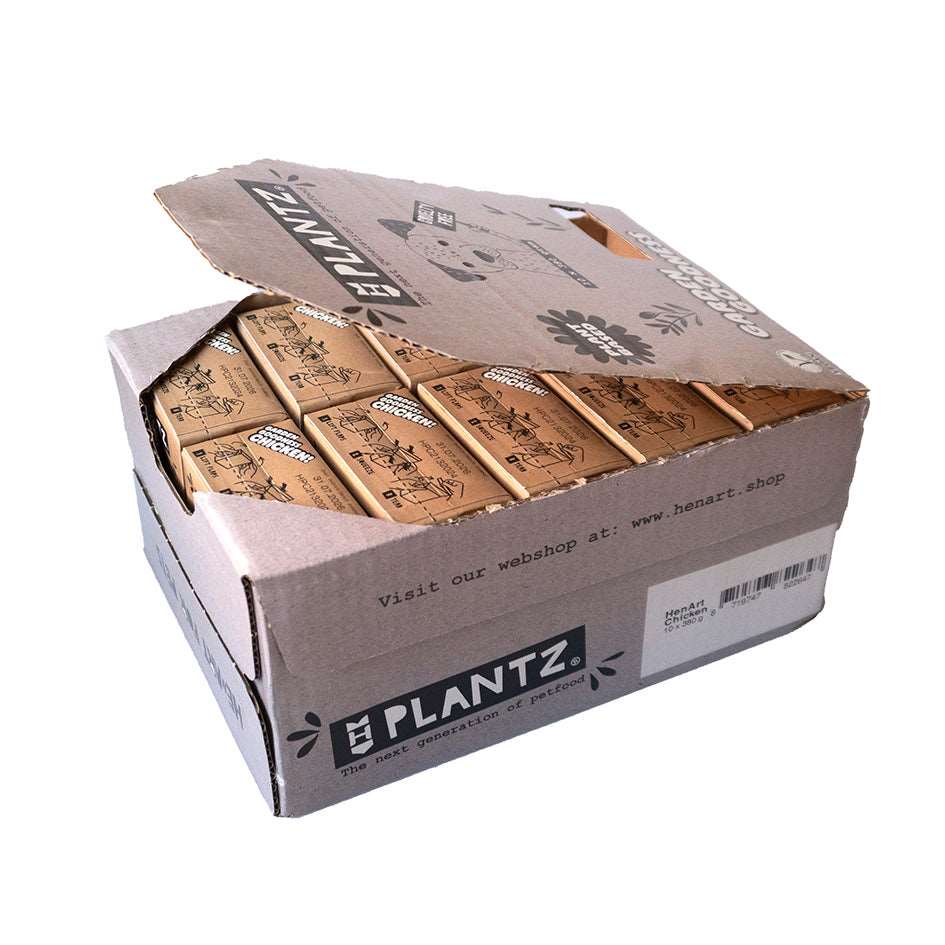 HenArt PLANTZ Chicken - Veganes Nassfutter für Hunde, Geschmack Huhn - LUIS & LEON