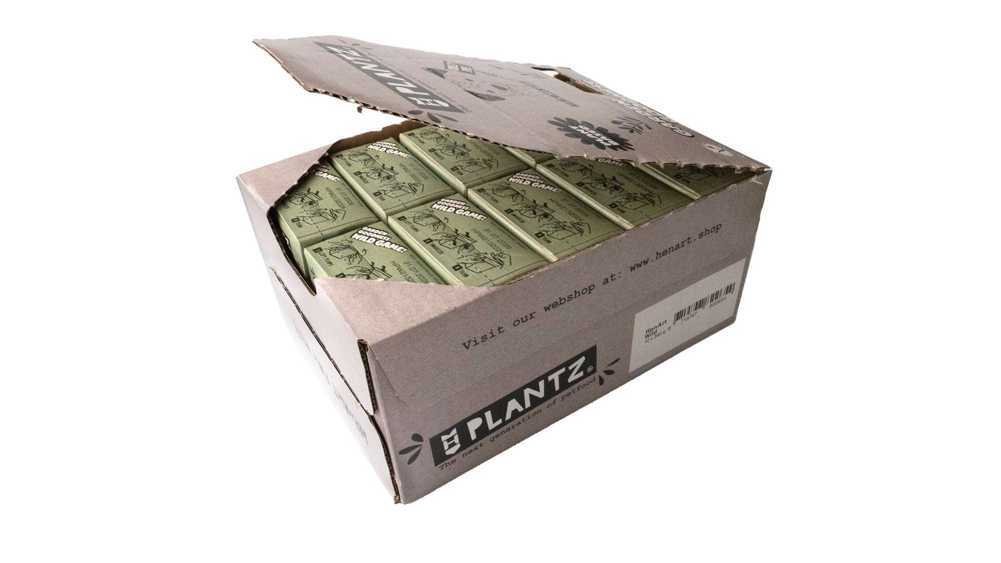 HenArt PLANTZ Wild Game - Veganes Nassfutter für Hunde, Geschmack - Wild - LUIS & LEON