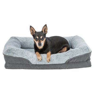 Hundebett mit Memory - Schaum – TRIXIE Vital Bett Lino Soft - LUIS & LEON