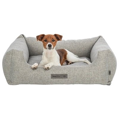 Hundebett TRIXIE Matteo – eleganter Schlafplatz mit festem Kissen & rutschfestem Boden - LUIS & LEON