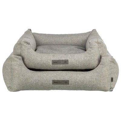 Hundebett TRIXIE Matteo – eleganter Schlafplatz mit festem Kissen & rutschfestem Boden - LUIS & LEON