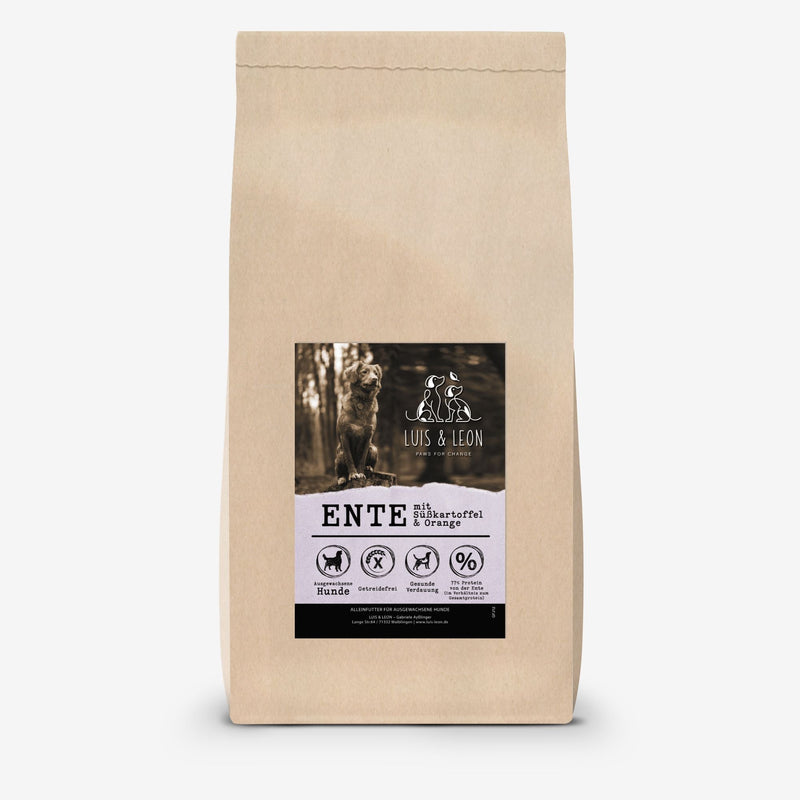 Hundefutter Ente – Trockenfutter Klassik