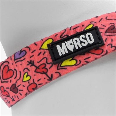 Hundegeschirr Mini verstellbar - Morso PINK THINK für kleine Hunde - LUIS & LEON