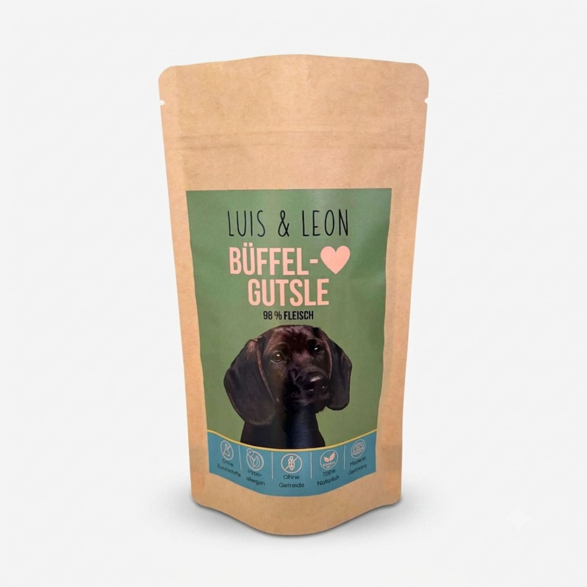 Hundeleckerli Büffelherz Gutsle - LUIS & LEON