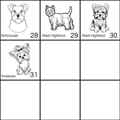 Hundemarke Edelstahl rund – personalisierbar mit Hunderassen - Motiv – beidseitig gravierbar – Größe M & L - LUIS & LEON