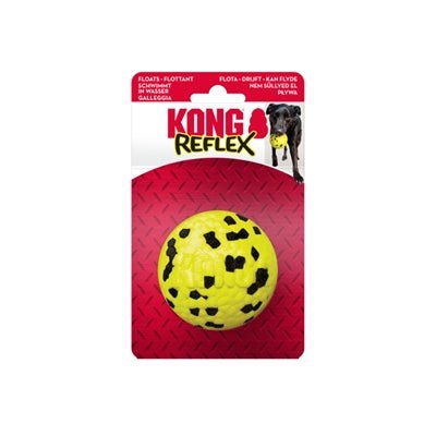 Kong Reflex - Ball - Flexibel, Robust, Perfekt für Apportierspiele - LUIS & LEON
