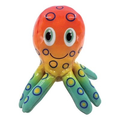 KONG Shieldz Tropics Oktopus – Robustes Spielzeuge für Hunde - LUIS & LEON