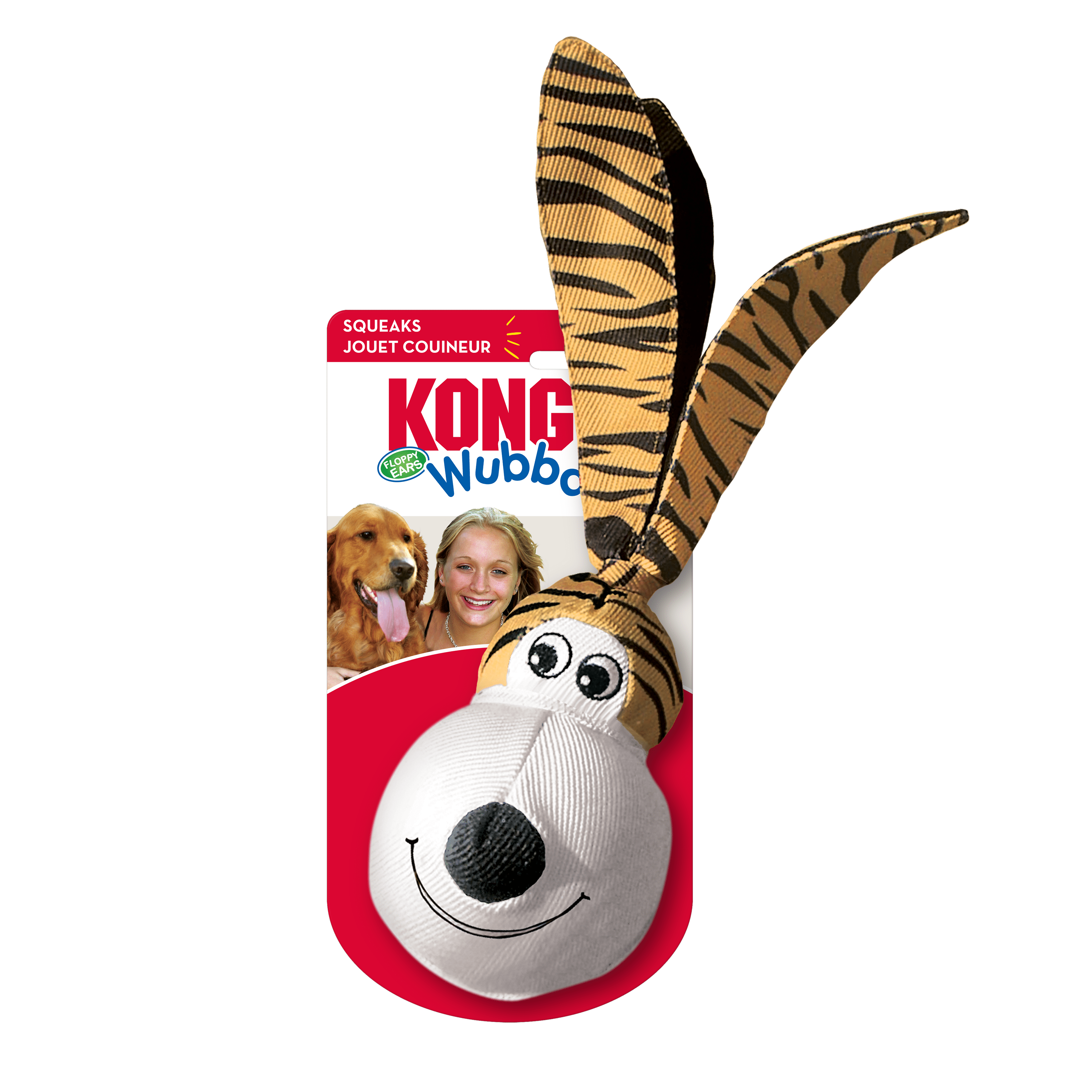 Kong Wubba Floppy Ears – Interaktives Hundespielzeug - LUIS & LEON