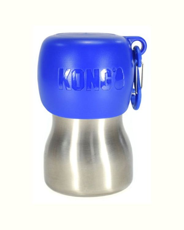 Kong H2O Trinkflasche Edelstahl Blau