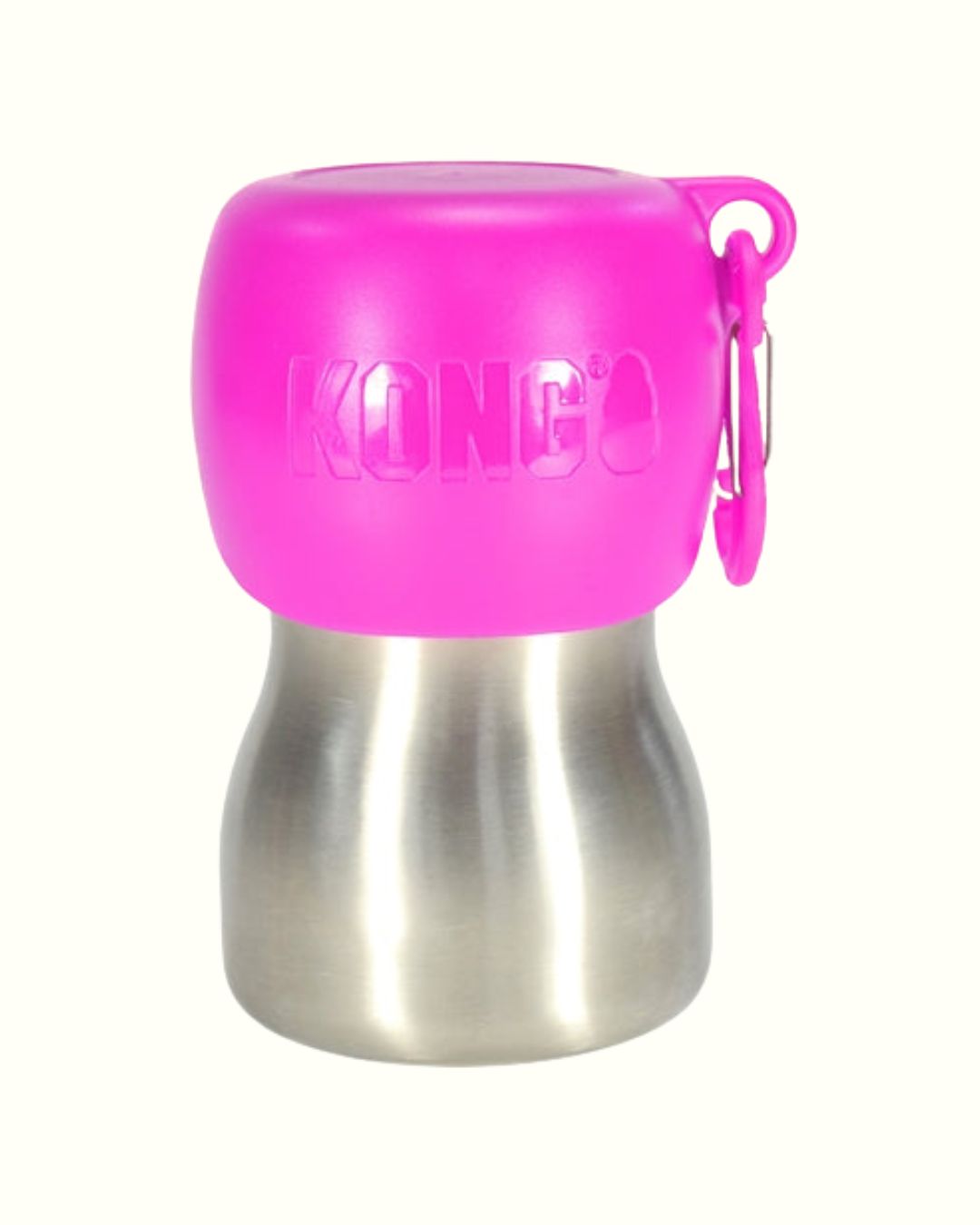 Kong H2O Trinkflasche Edelstahl Rosa