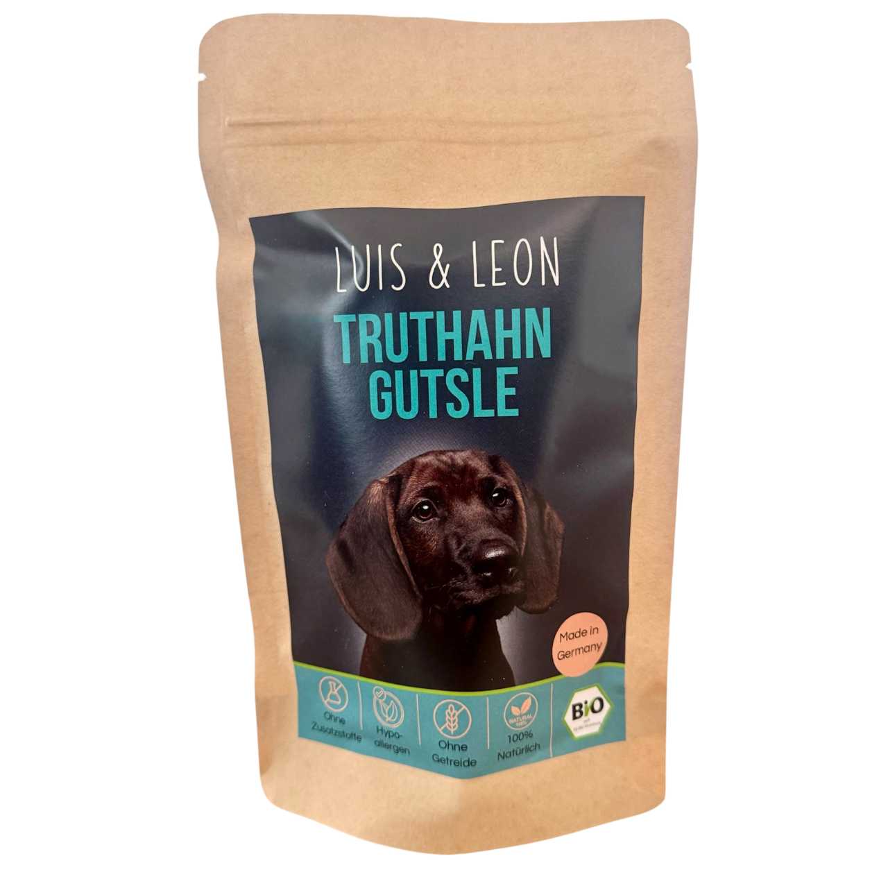 LUIS & LEON Bio Truthahn Gutsle – Hypoallergen, 98% Fleisch, Getreidefrei - LUIS & LEON