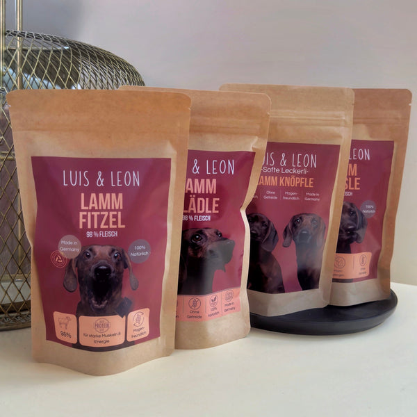 Hundeleckerli Lamm Bundle – 4 Sorten