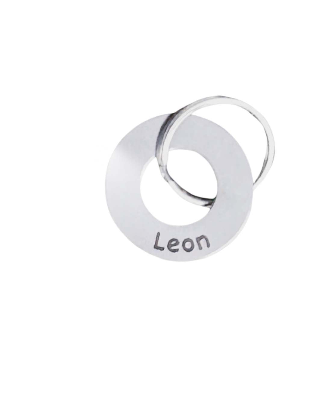 LUIS & LEON Personalisierbare Hundemarke Edelstahl – Ringform / Donut mit Gravur - LUIS & LEON