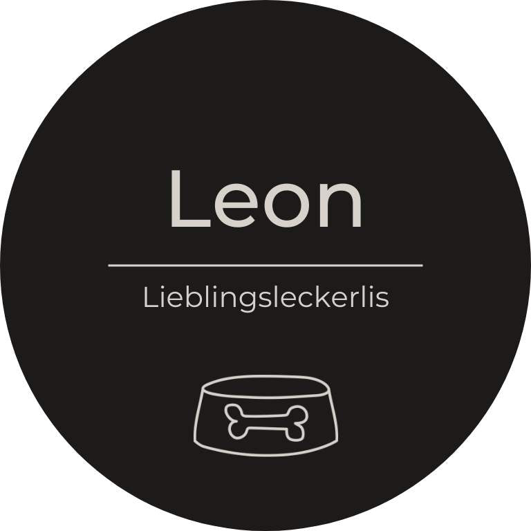 LUIS & LEON Personalisierte Leckerlidose für Hunde mit Gravur – Design Pure - LUIS & LEON