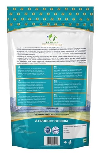 Pawfect Chew Yak Cheese Puff Strips – 100% Natürliche Yak Hundesnacks - LUIS & LEON