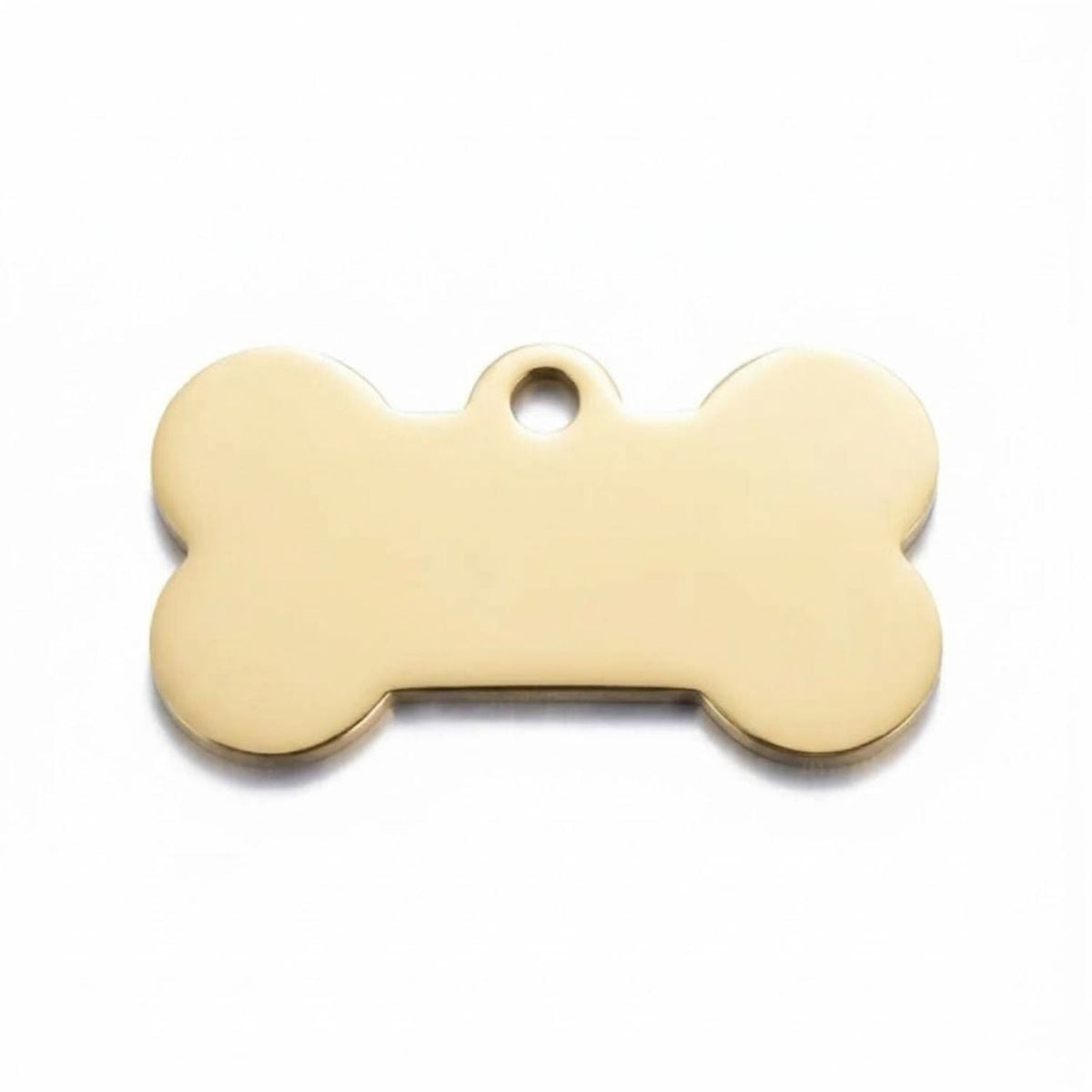 Personalisierte Hundemarke Edelstahl Knochen – Motiv - LUIS & LEON