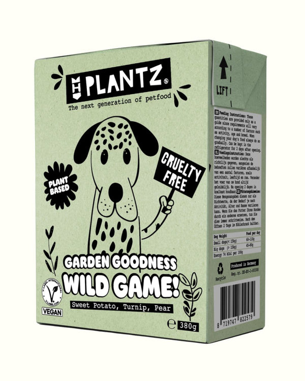 Henart Plantz Hundefutter Wild - auf Sojabasis vegan