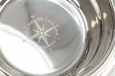 Trixie Be Nordic Napf - Set Edelstahl - Futterstation, Weiss - LUIS & LEON