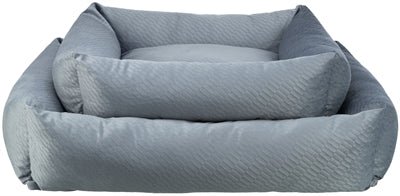 TRIXIE Hundebett Alena – Blau - Grau, weich - LUIS & LEON