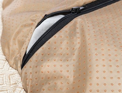 TRIXIE Hundebett Boho in Beige – natürlicher Komfort, Donut beige - LUIS & LEON
