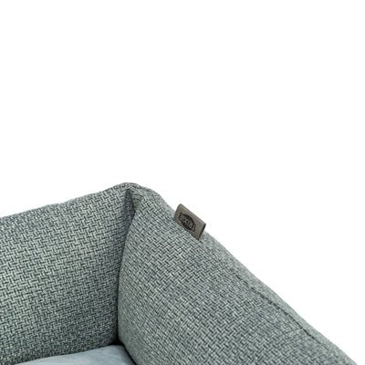 Trixie Hundebett Viviana Salbei – wohnliches Hundebett mit Samt - Haptik - LUIS & LEON