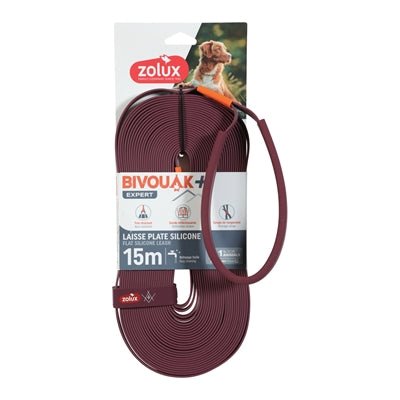 Zolux Bivouak Schleppleine Silikon Rot - LUIS & LEON